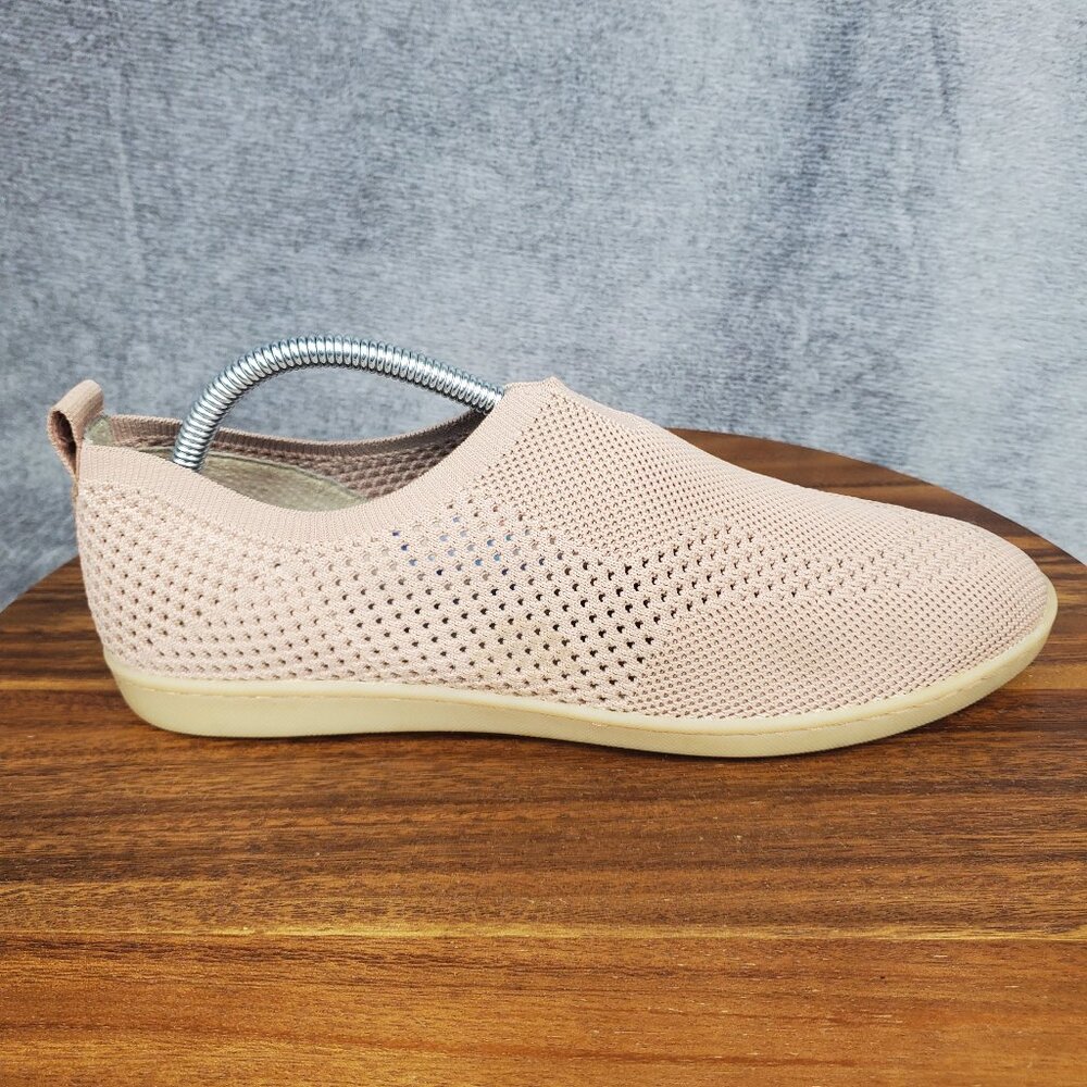 Born Pink Slip-On Flats Breathable Loafers